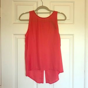 Coral Renee C studded back top